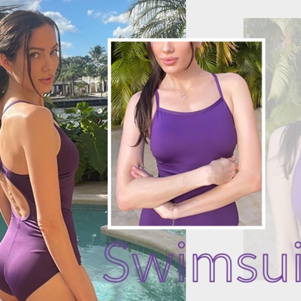 Baleaf Elegant Purple Women's Swimsuit